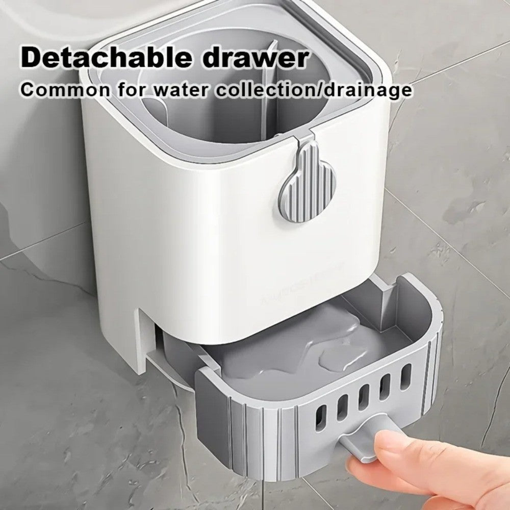 Bristle Toilet Brush &Holder Set Cleaning Brush Bathroom WC Base