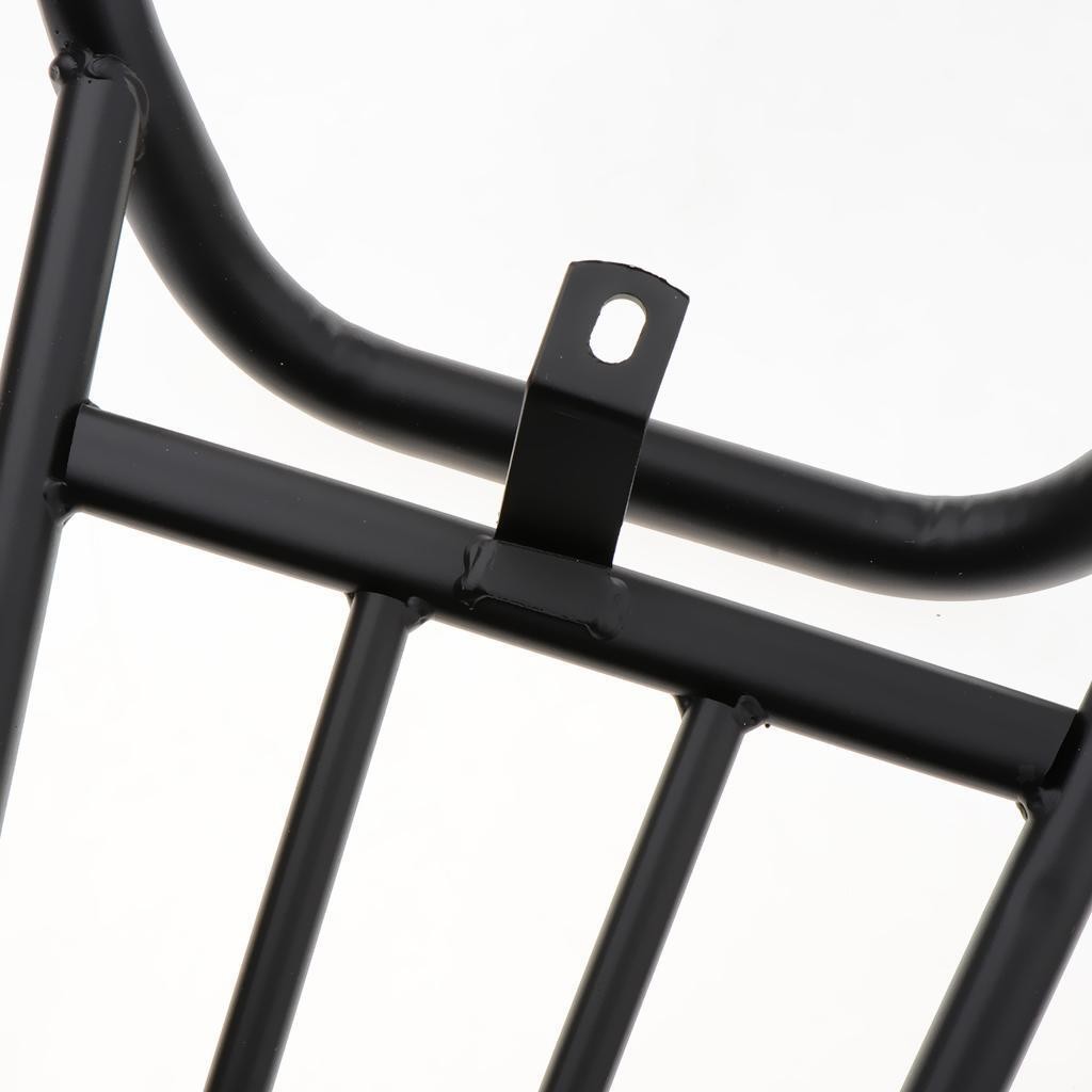 Rear Luggage Carrier Rack for , Metal Motorcycle Accessories Black
