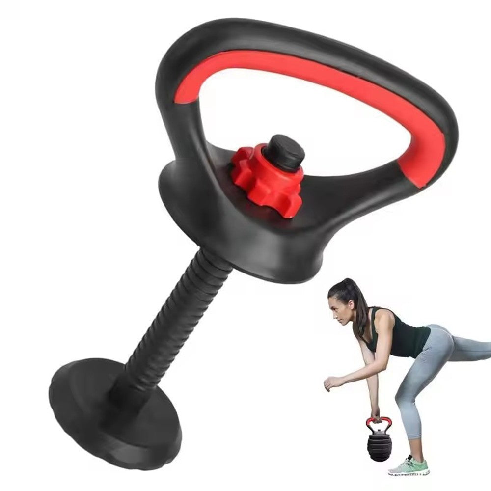 Kettlebell Converter Handle with Base, Adjustable Weight Non-Slip Dumbbell Grips
