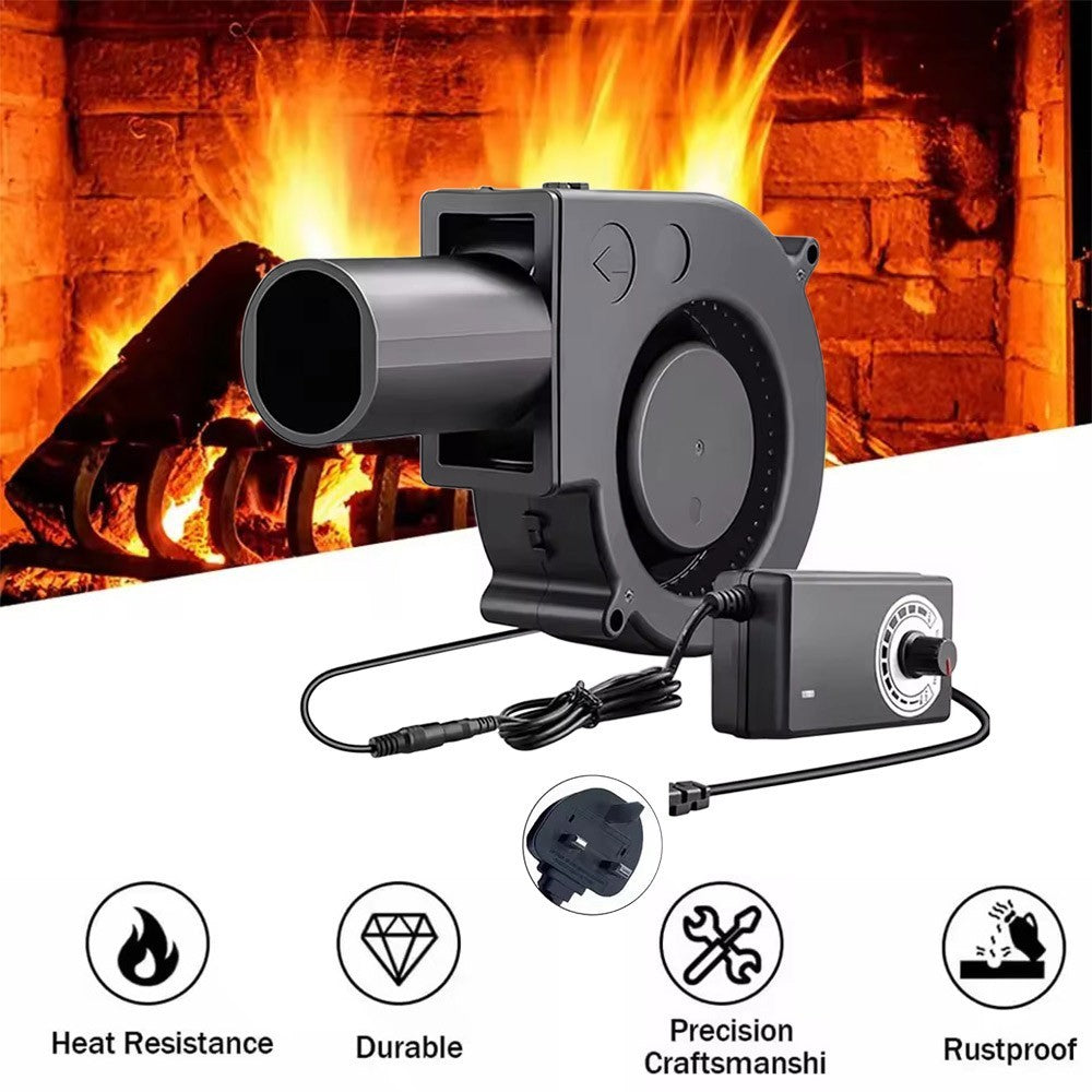 Adjustable 12V 2A Blower fan For BBQ Heater Blower Air blower Cooking Machine UK