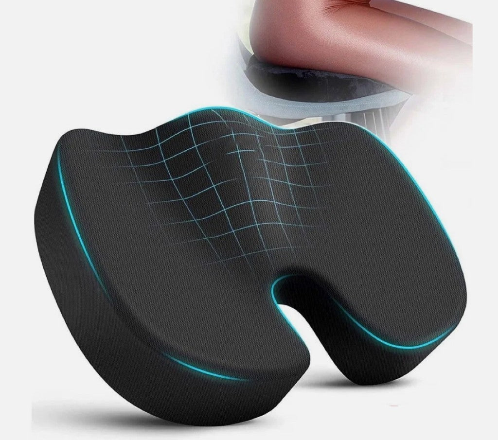 Memory Foam Seat Cushion Coccyx Support Orthopedic Pillow Office Home Chair Pad