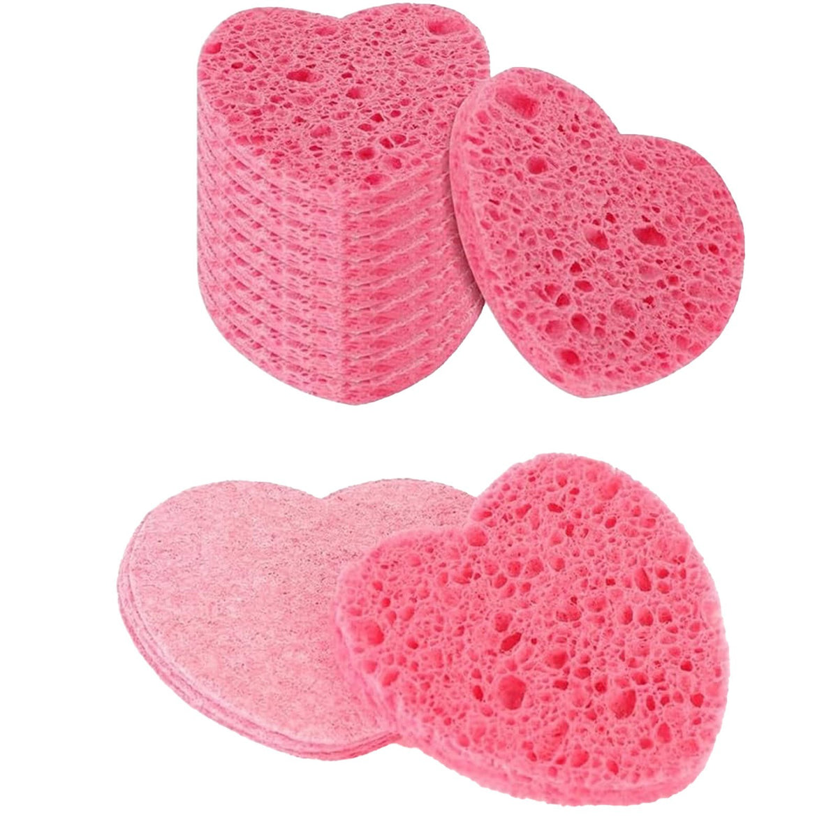 50 Pcs Makeup Sponges Expand Quickly When Soaked In Water Compressed Sponges