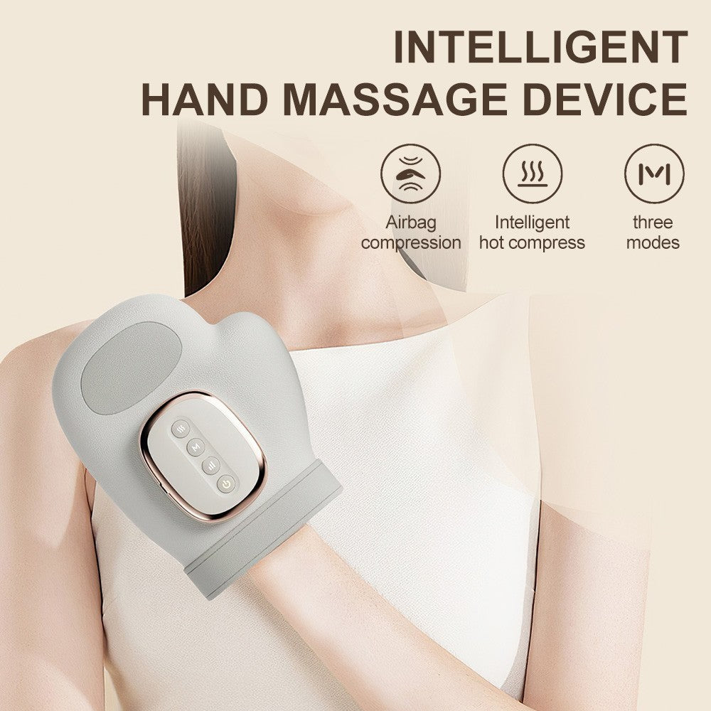 Cordless Hand Massager with Heat and Compression for Arthritis Carpal Tunnel