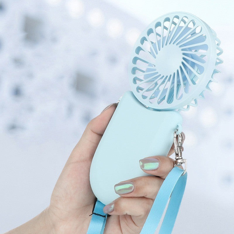 Little Fan Handheld Pocket New F3 Usb Charging Handheld Folding 3-in-1 Fan