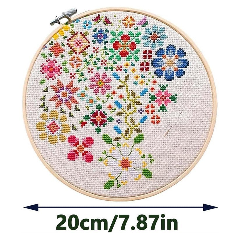 A Flower a Day Cross Stitch Kit for Beginners Friendily Bloom a Day Cross Stitch