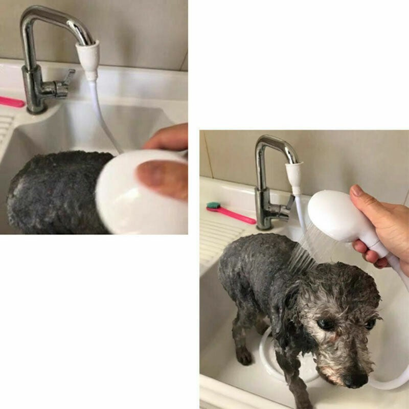 3M Push On Single Tap Bath Sink Shower Head Hose Kit For Hairdresser Pet