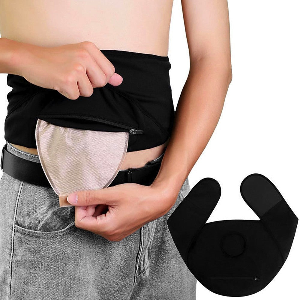 Generic Stoma Bag Stealth Belt Soft Oxford Fabric Stoma Bag Cover
