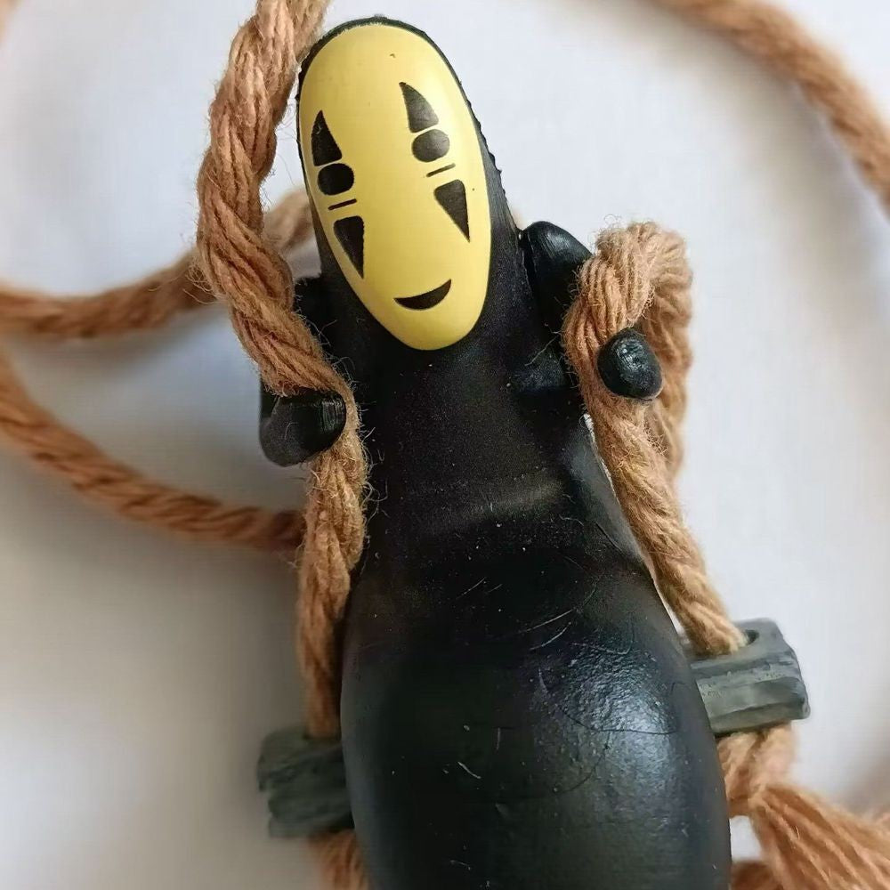 No Face Man Car Pendant Small Cute Spirited Away Anime Hanging Ornament Toy Gift
