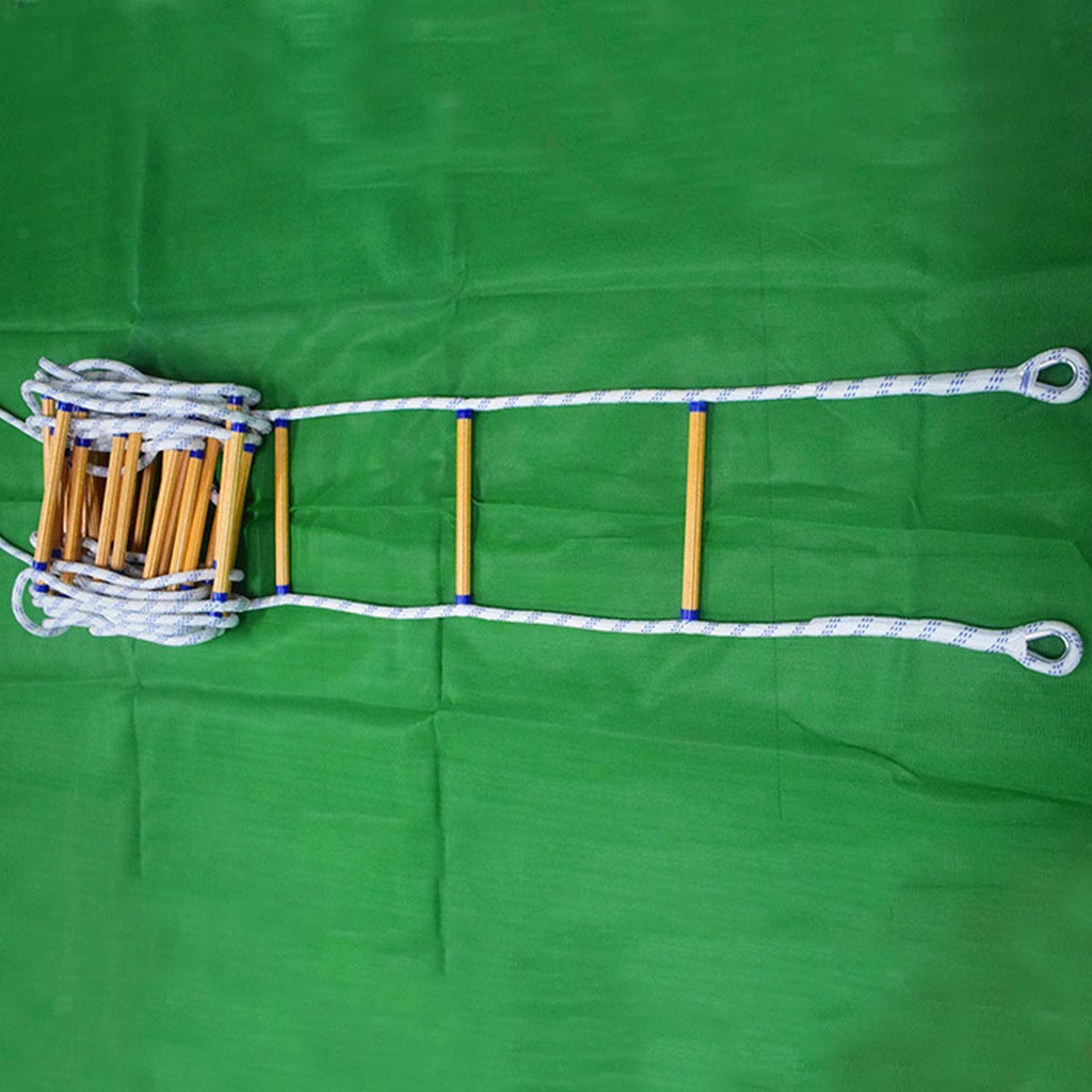 Emergency Fire Escape Ladder Soft Rope Portable Kids Adult for Engineering 3/5m
