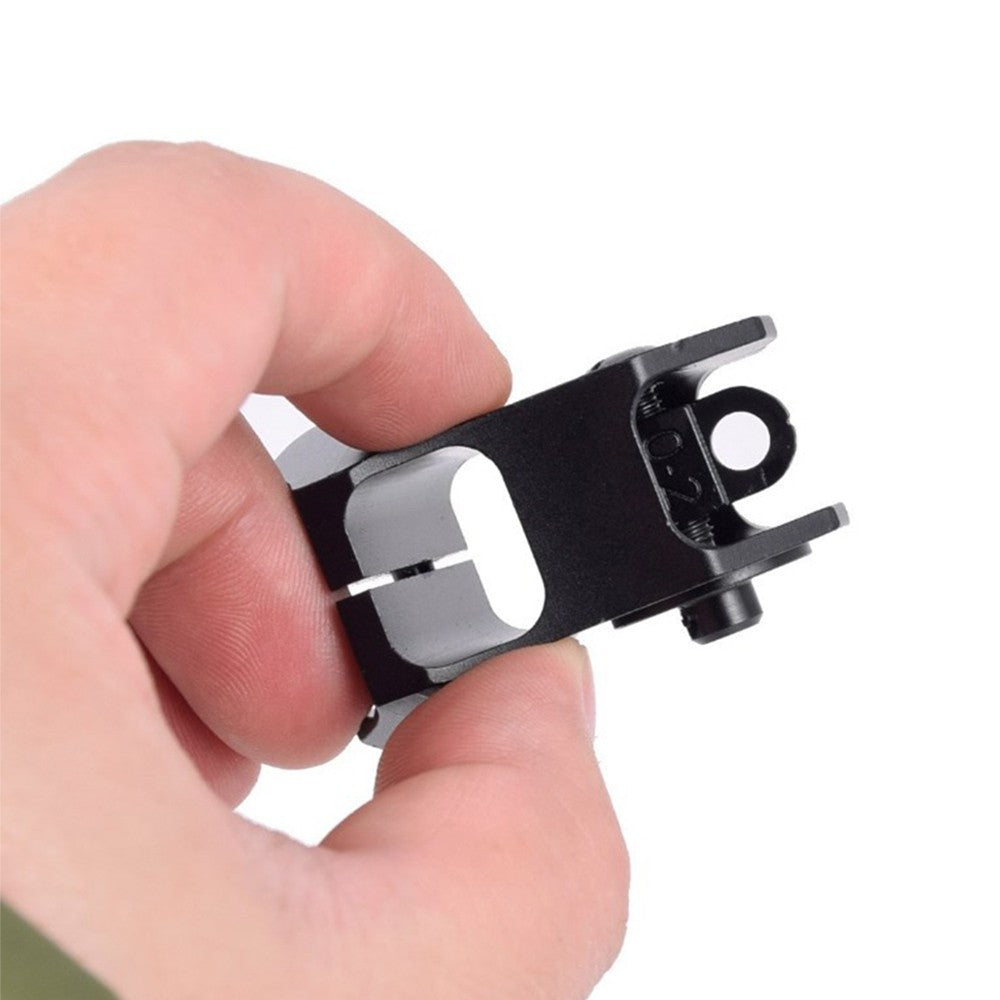 1 Pair D &D Flip-up Low Profile Metal Sight Folding Iron Sights Front / Rear Set