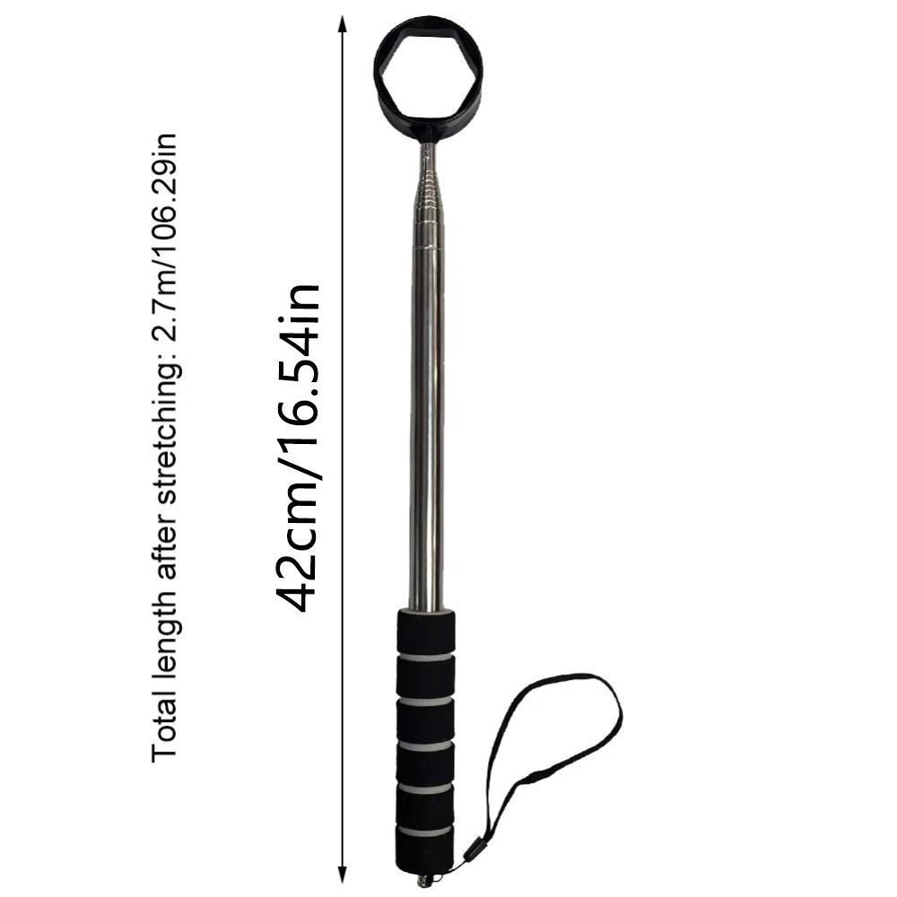 1pc Extendable Golf Ball Grabber Golf Ball Picker Telescopic Golf Ball Retriever