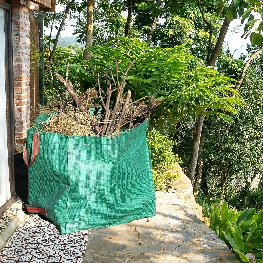 3 x Extra Large Garden Waste Bags Refuse Heavy Duty Sacks Grass Rubbish 120L