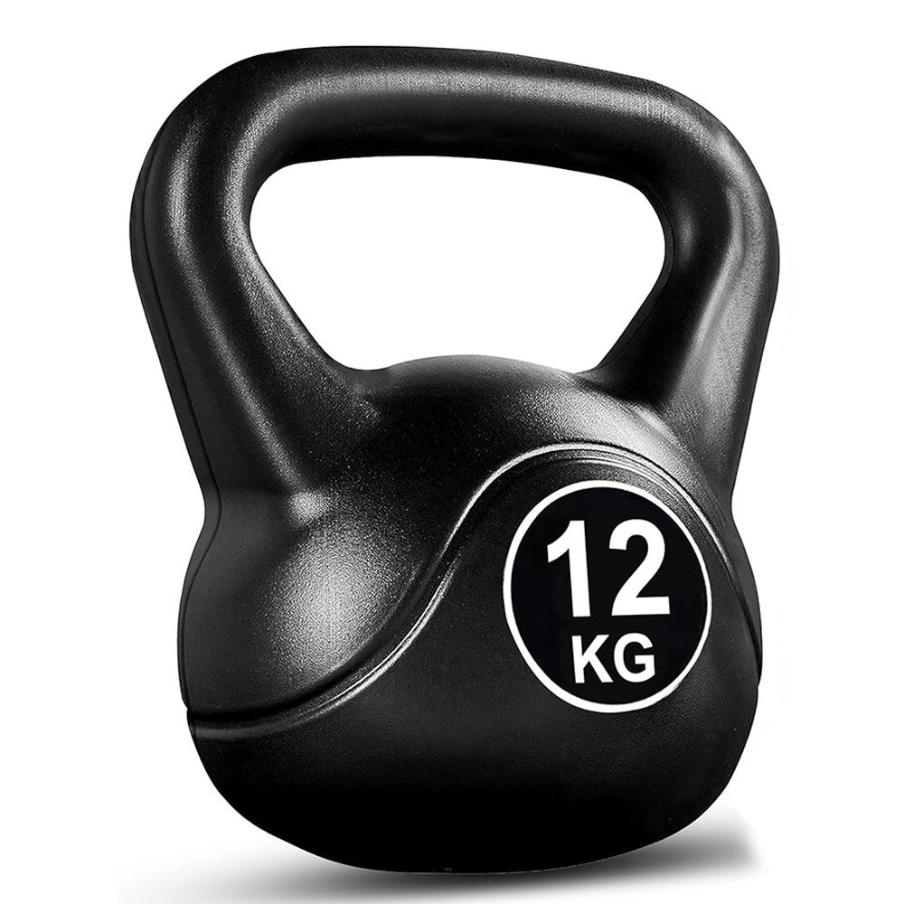 Kettlebell Set HDPE Coated Concrete Kettle Bell Weights Set Strength Training