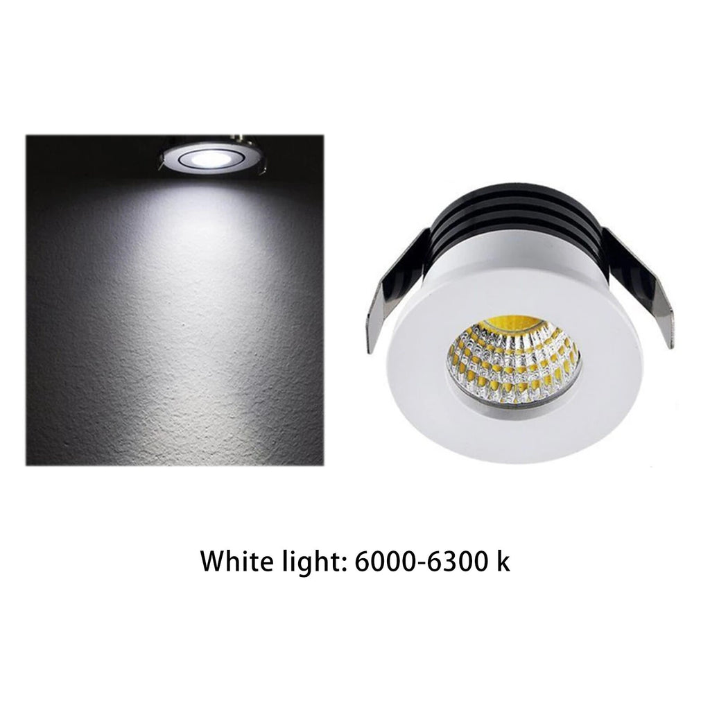 3W 5pcs LED Recessed Small Ceiling Lights Cabinet Mini Spot Downlight Minispot