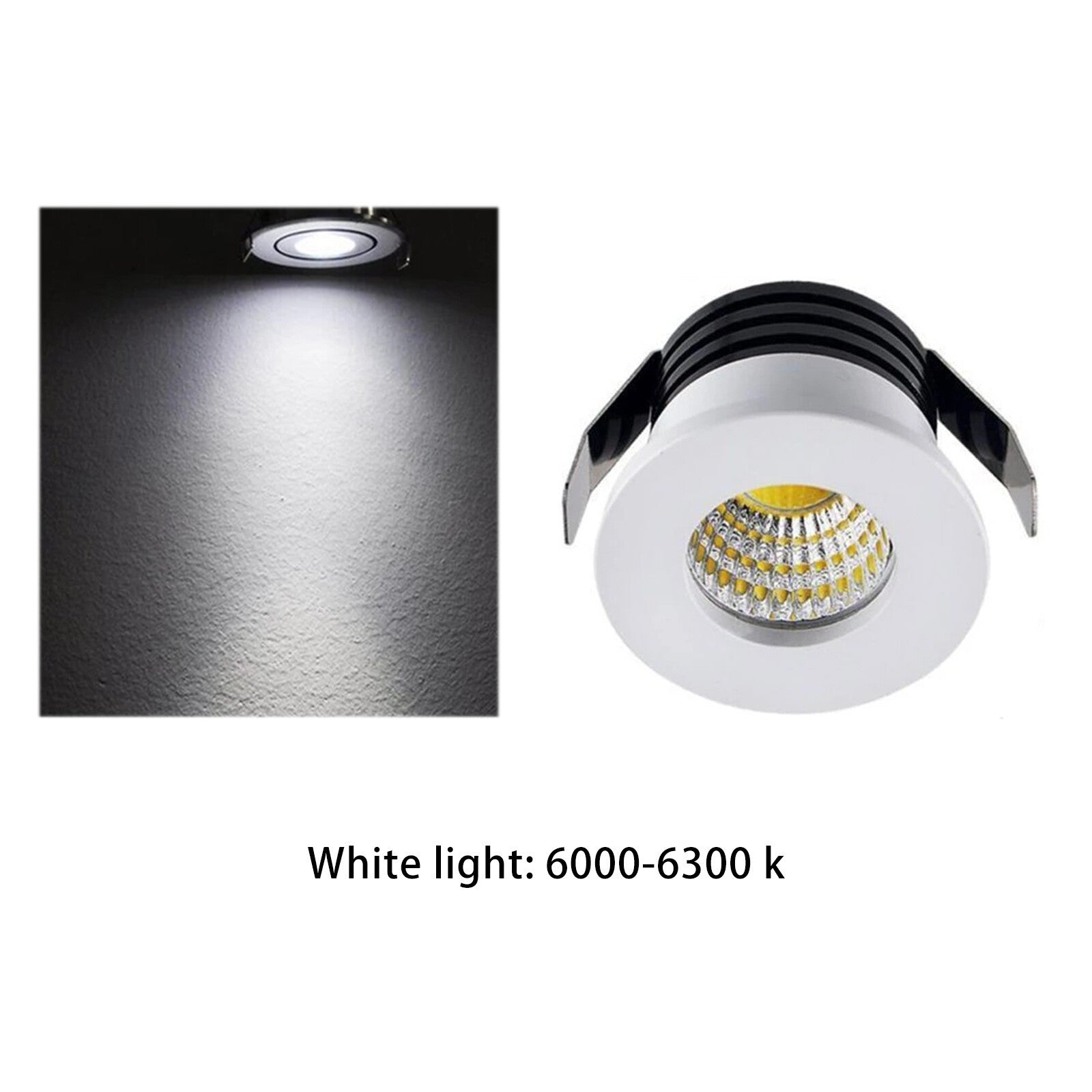 3W 5pcs LED Recessed Small Ceiling Lights Cabinet Mini Spot Downlight Minispot