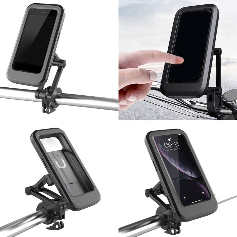 Waterproof Motorcycle Phone Holder Adjustable Mount Phone Bracket for Mobile