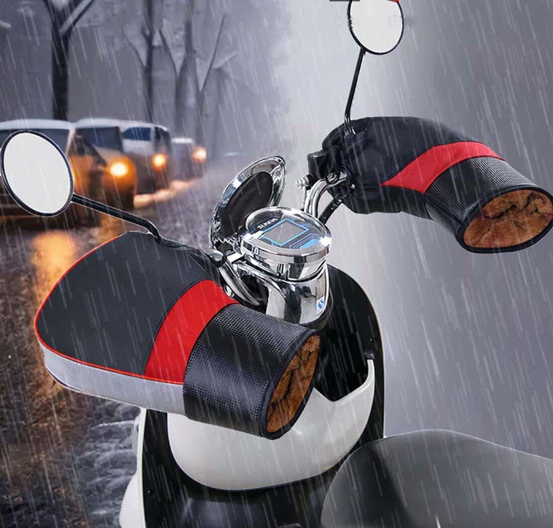 Handlebar Hand Muffs Warmer Winter for Motorcycle Scooter Bike Gloves Durable