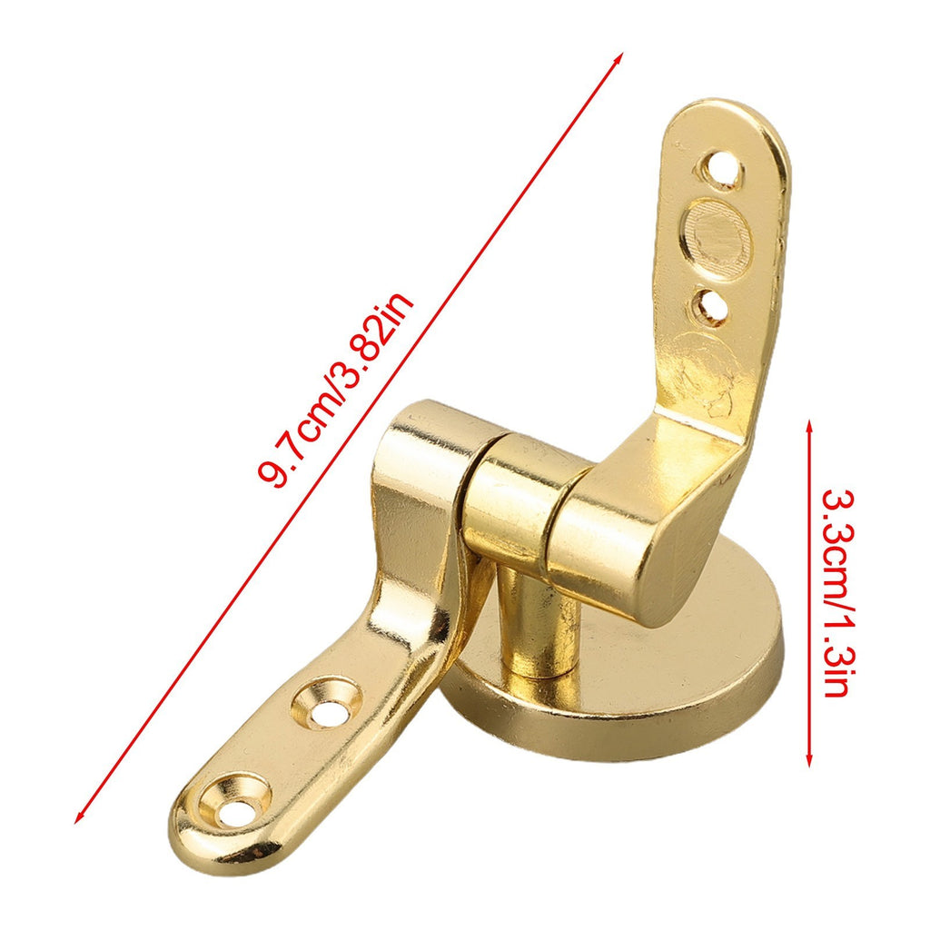 Zinc Alloy Gold Toilet For Seat Hinges Replacement Set for Lasting Use