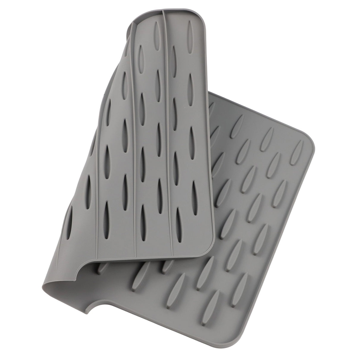 Non Slip Silicone Dish Drying Mat for Kitchen with Heat Resistant Features