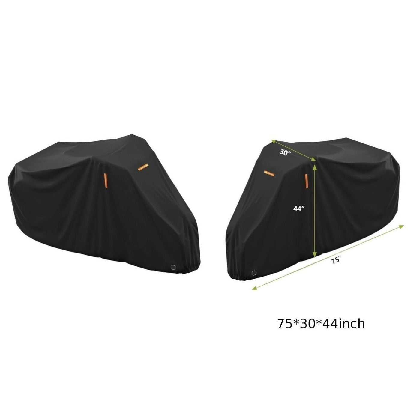 Heavy Duty Waterproof Tricycle Cover 210D Oxford Cloth Reflective Strips