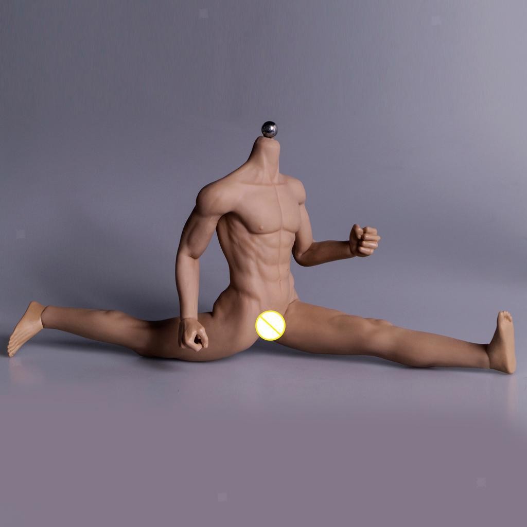 Silicone Flexible 1/6 Male Body Action Figure Seamless Man Dolls 12inch