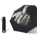 Wind Resistant Creative Umbrella Middle Finger Design Strong Frame Umbrella