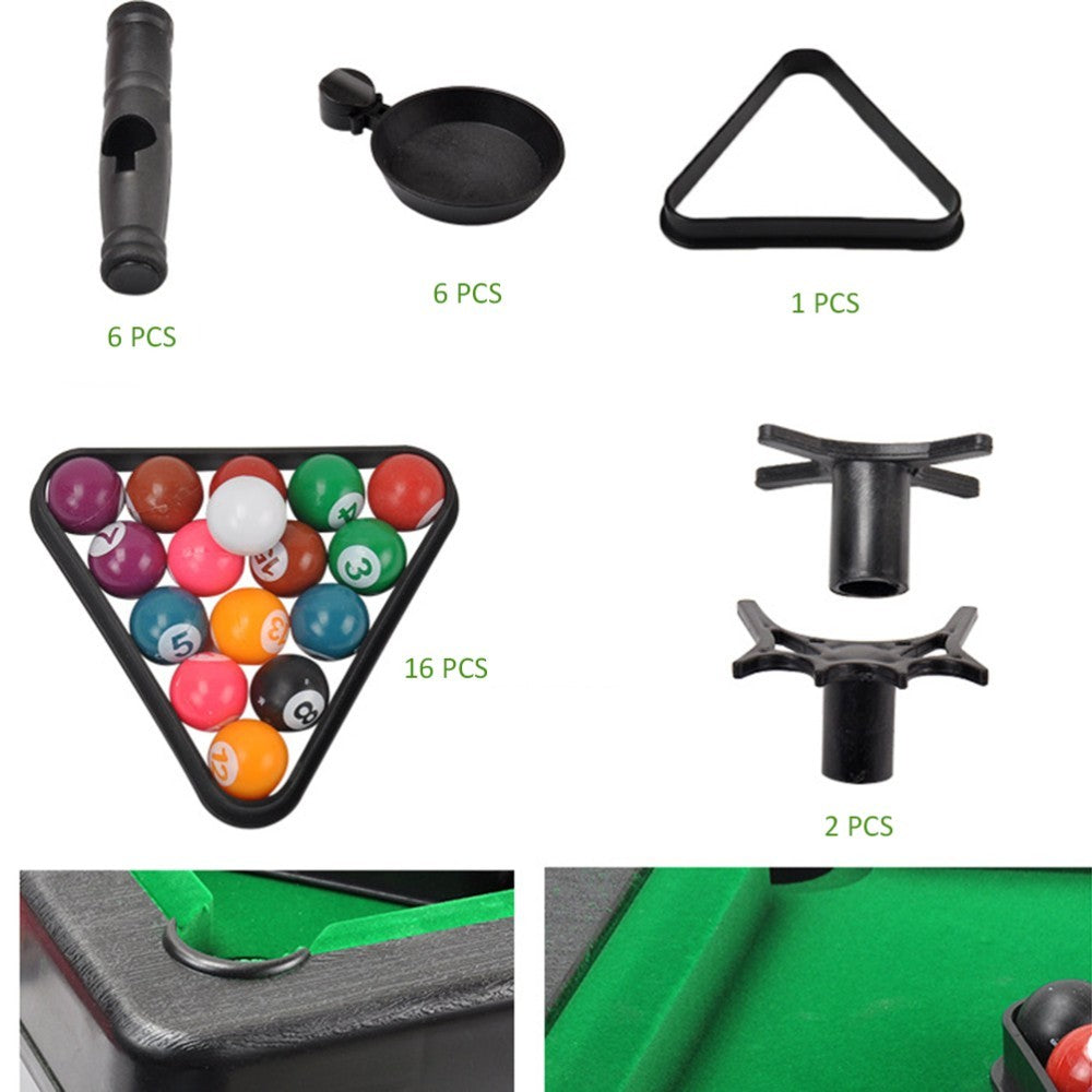 Small Tabletop Ball Billiards Home Billiard Game Sets Pool Table Office Game