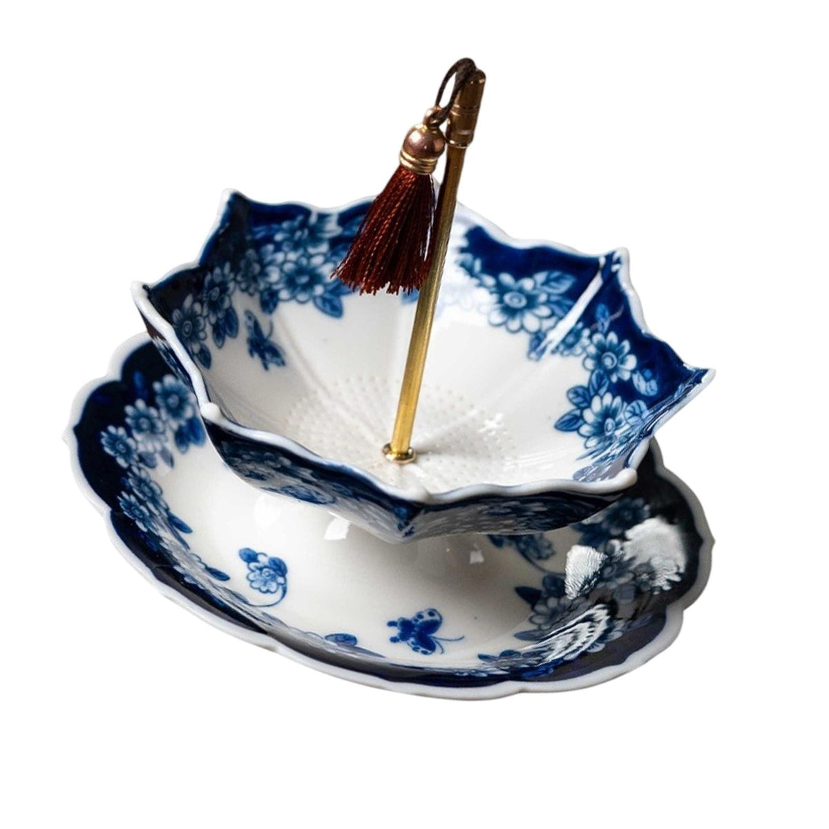 Porcelain Ceramic Tea Strainer Tea Set Accessories for Home Office Table