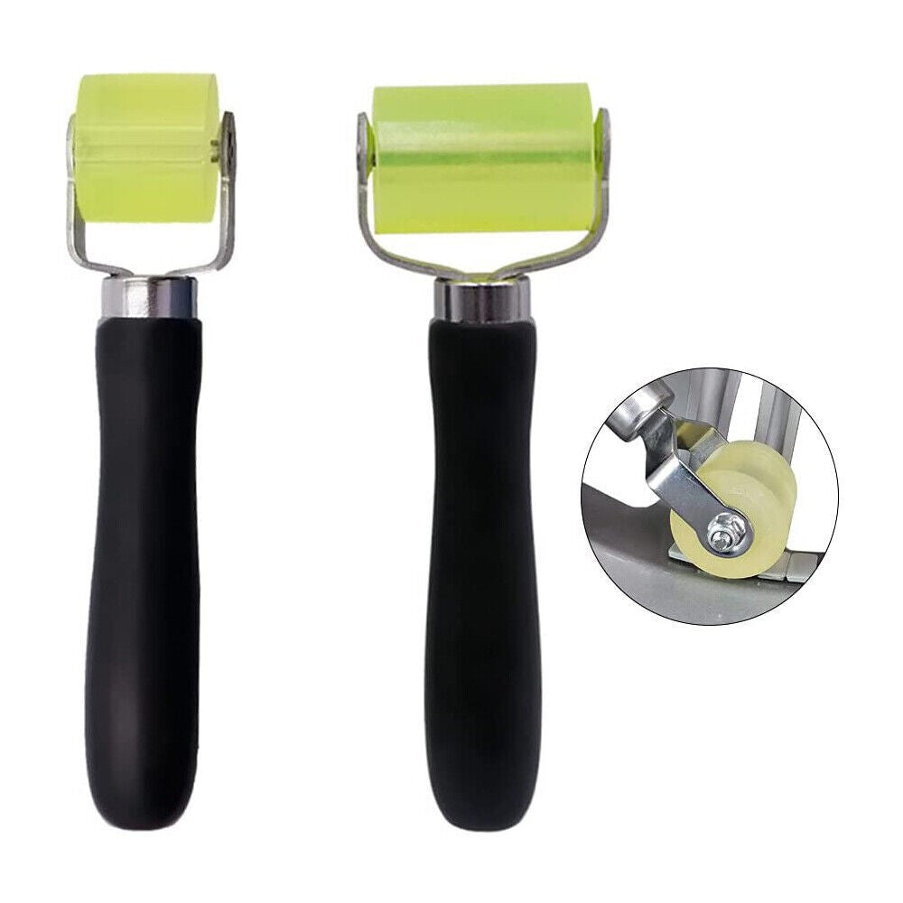 2Pcs Car Soundproofing Pressure Roller Tool Sound Deadening Rubber Roller Set UK