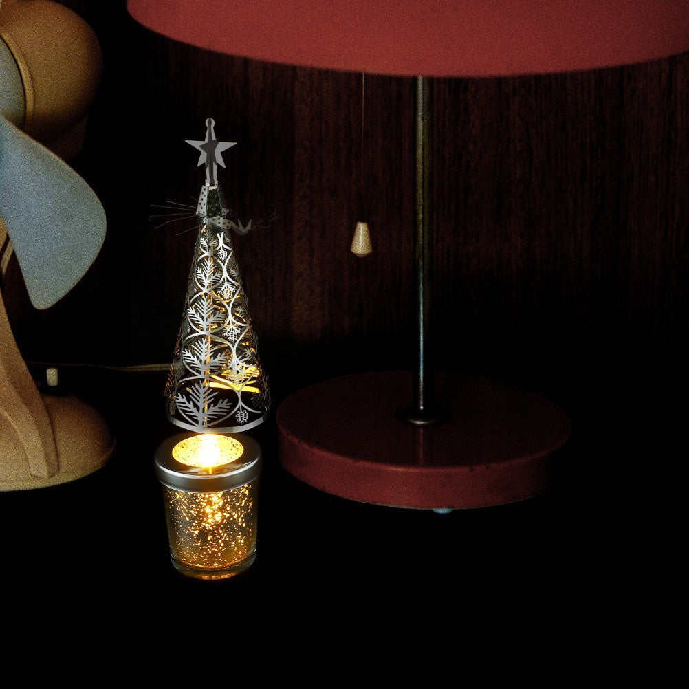 Carousel Tea Light Holder Christmas Candle Decoration Table Centerpieces for