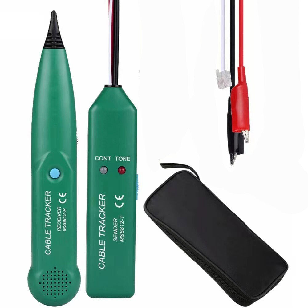MS6812 Cable Finder Tone Generator Probe Tracker Wire Network Tester Tracer Set