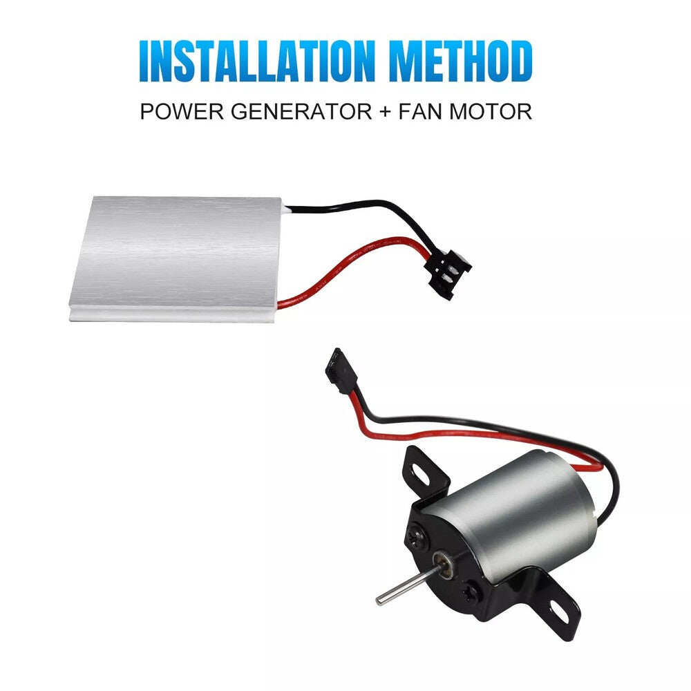 Wood Log Heated Fireplace Motor FOR Stove Burner Power Fan Heater Replace Parts
