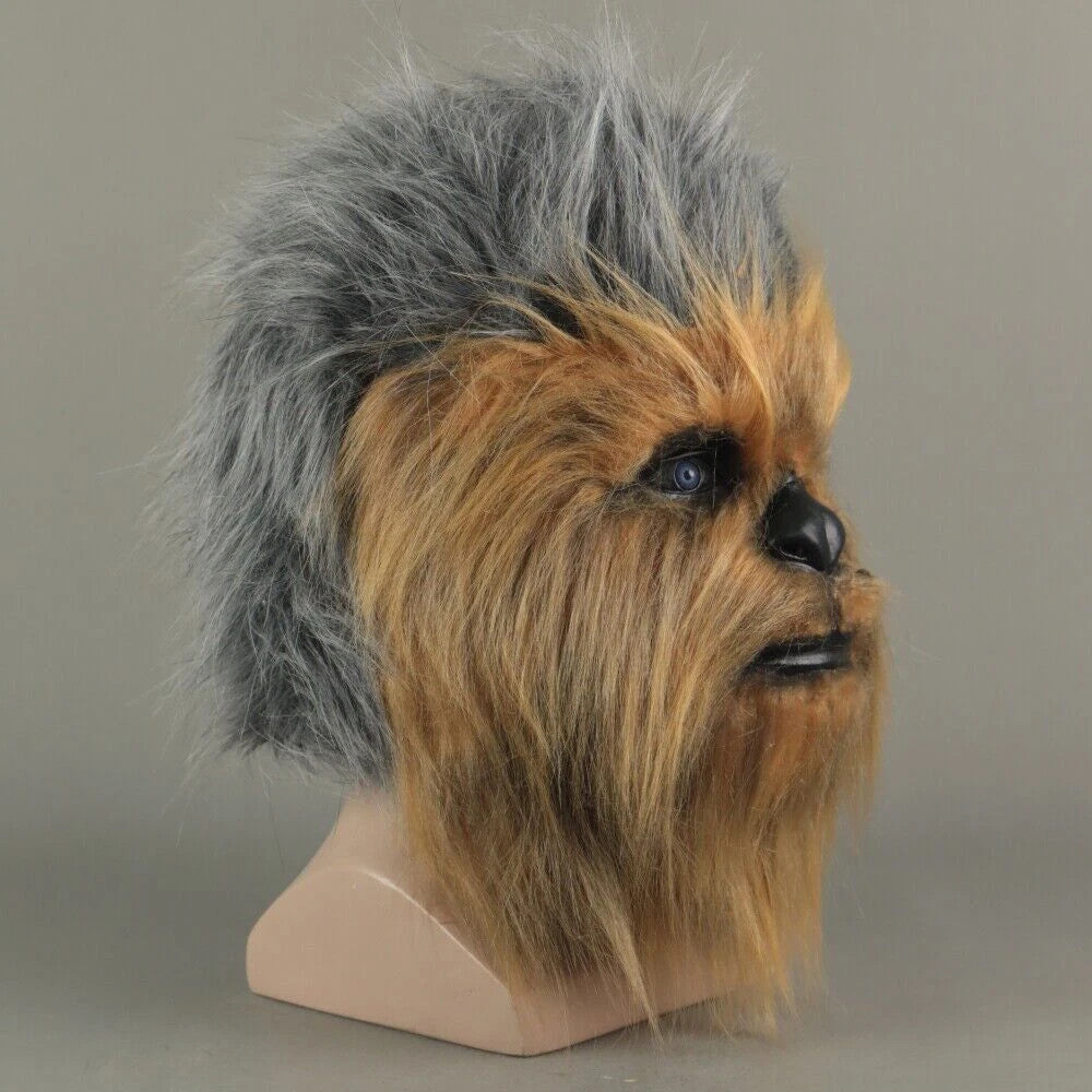 Halloween Star Wars Chewbacca Full Head Mask Chewie Masquerade Party Headgear