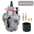 Motorcycle PWK28 28mm Carburetor W/Power Jet for Keihin 75cc-125cc Engine 2T 4T