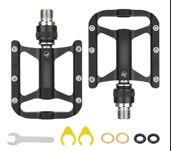 Folding Bike Pedals Quick Release Alloy Pedals Triple Bearings