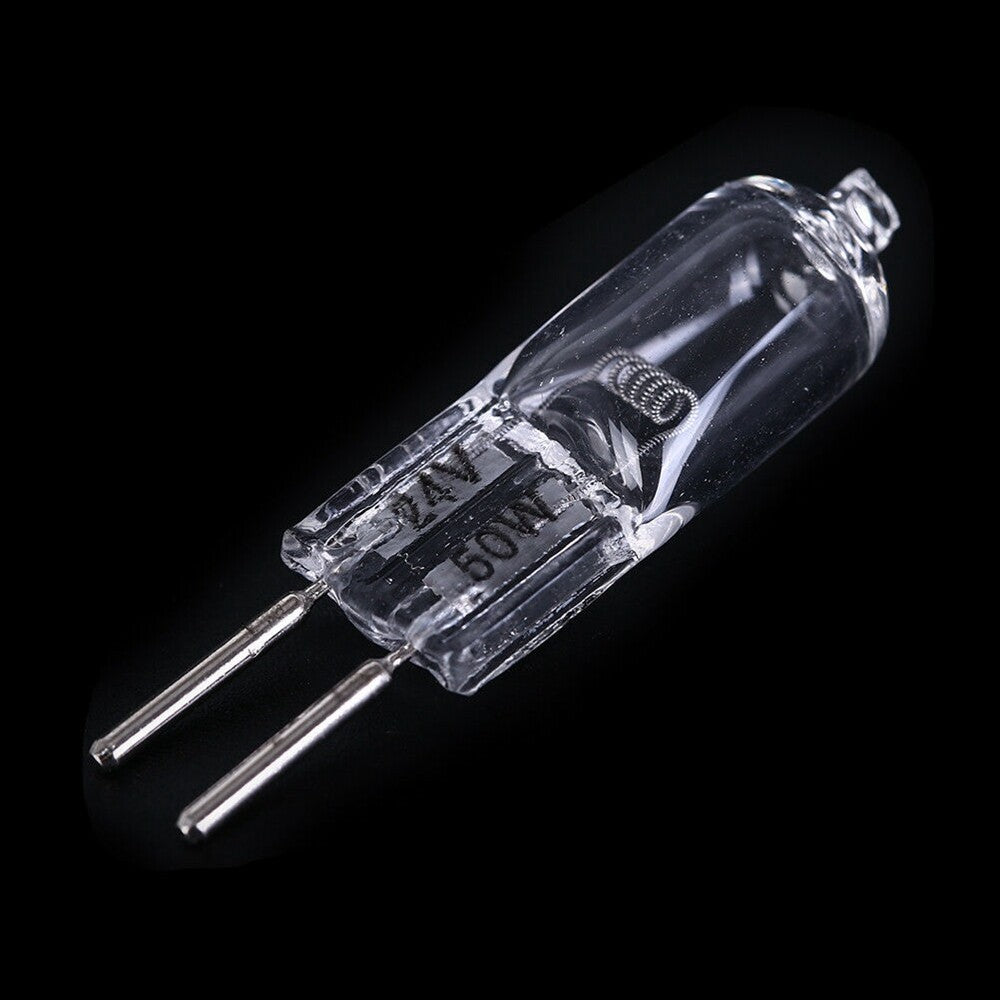 10Pcs G5.3 24V 20W/35W/50W Base Halogen Work Light Lamp Bulbs for Lathe Machine