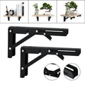 Folding Bracket For Table Shelf Camper Van Motor Home Caravan Accessories 2pcs