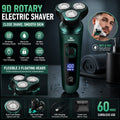 Portable Electric Shaver for Men Cordless Rotary Razor USB Charging Wet Dry