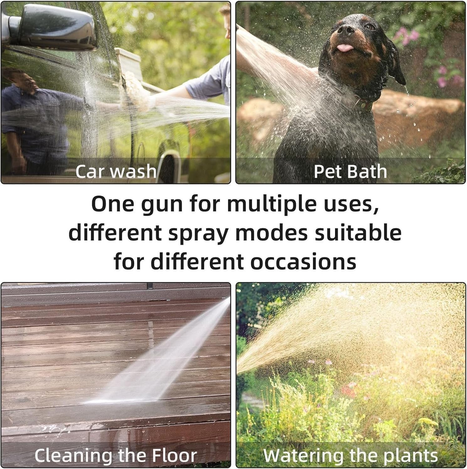 NEW Car Garden High Pressure Washer Jet Water Wash Cleaner Gun UK