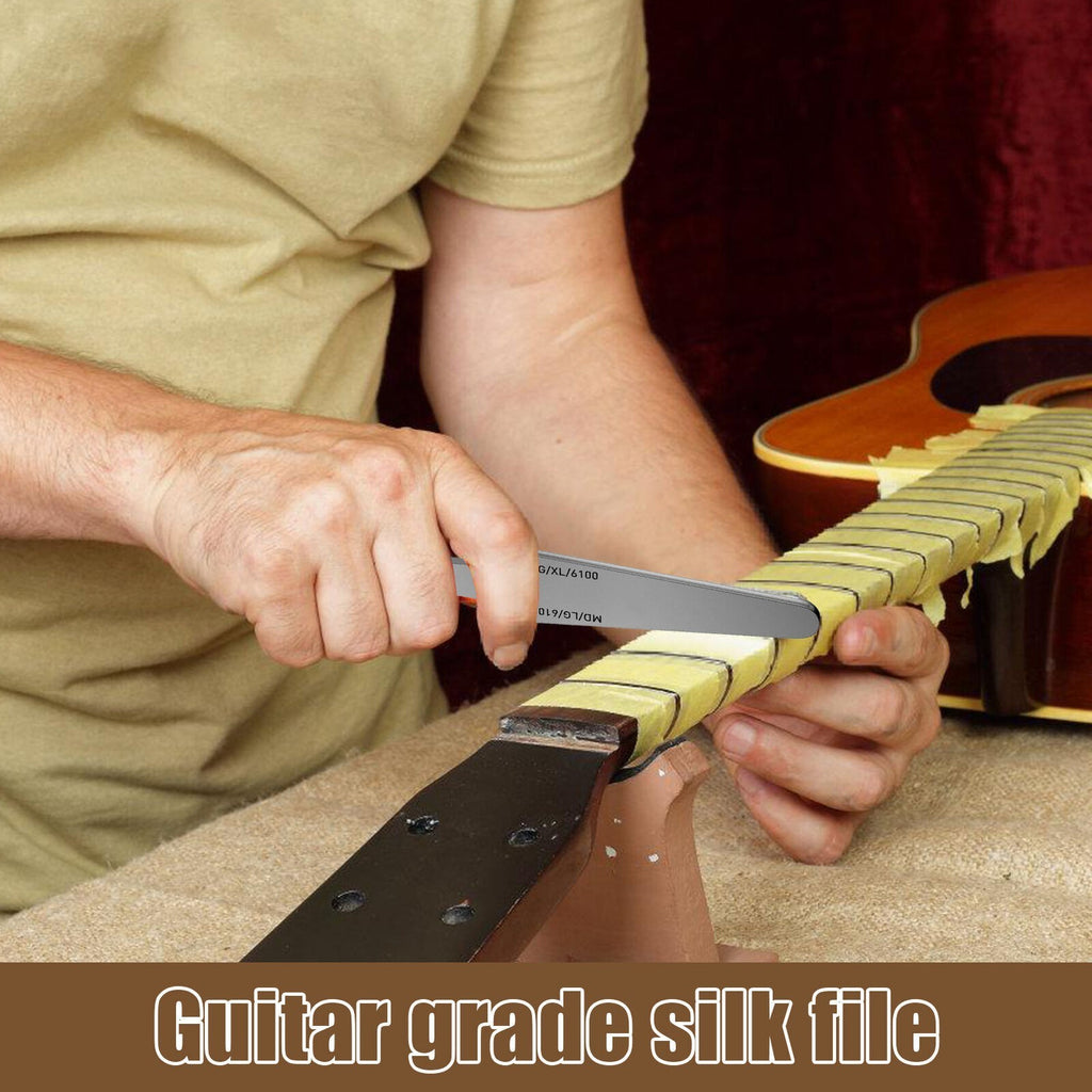 Guitar Crowning File Double-Sided Fret Crowning Files Luthier Tools Professio