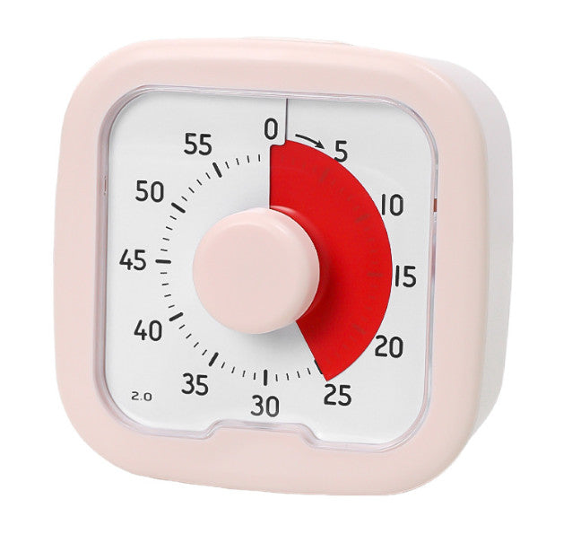 60 Minutes Visual Analog Timer Countdown Clock Time Management Adults Kids Tool