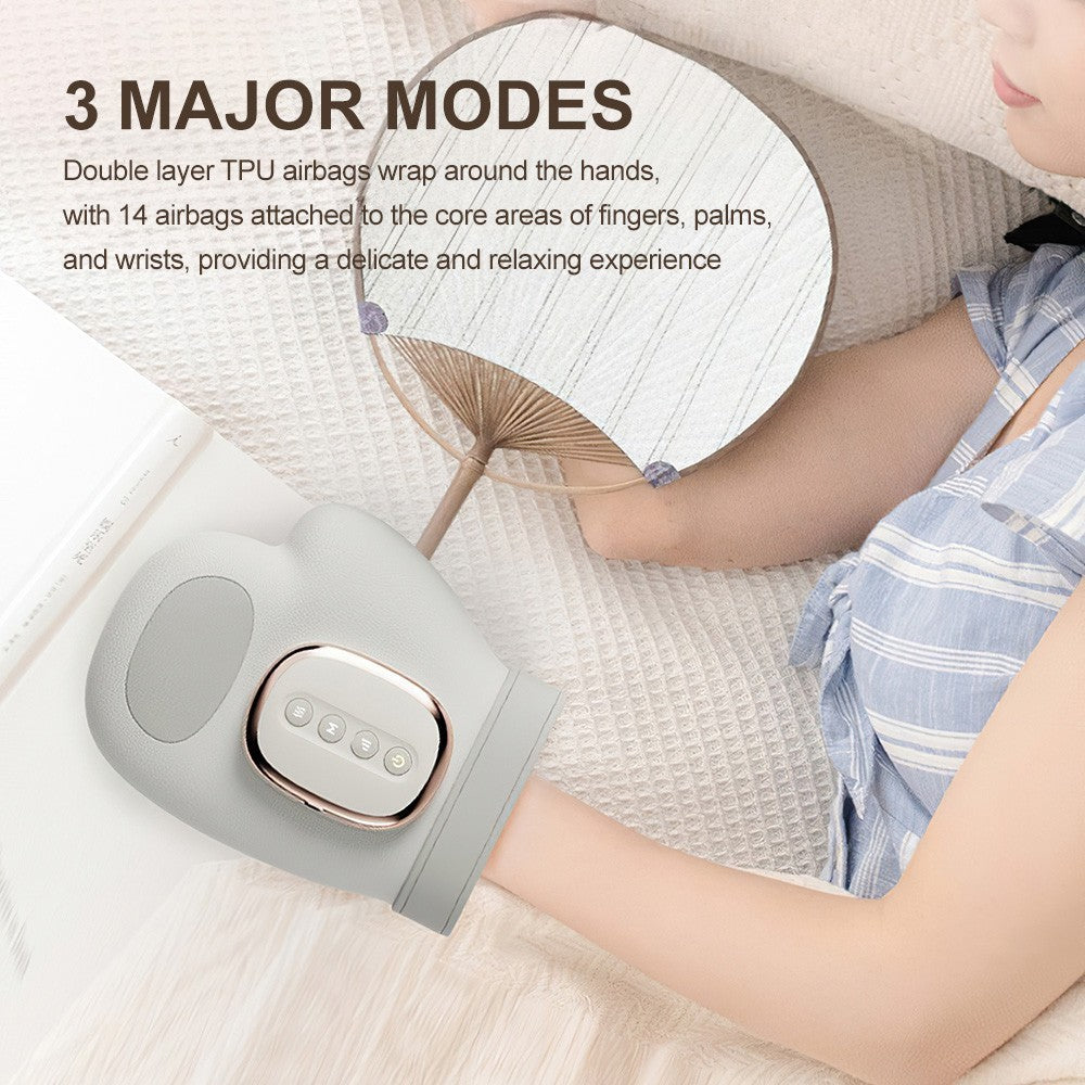 Cordless Hand Massager with Heat and Compression for Arthritis Carpal Tunnel