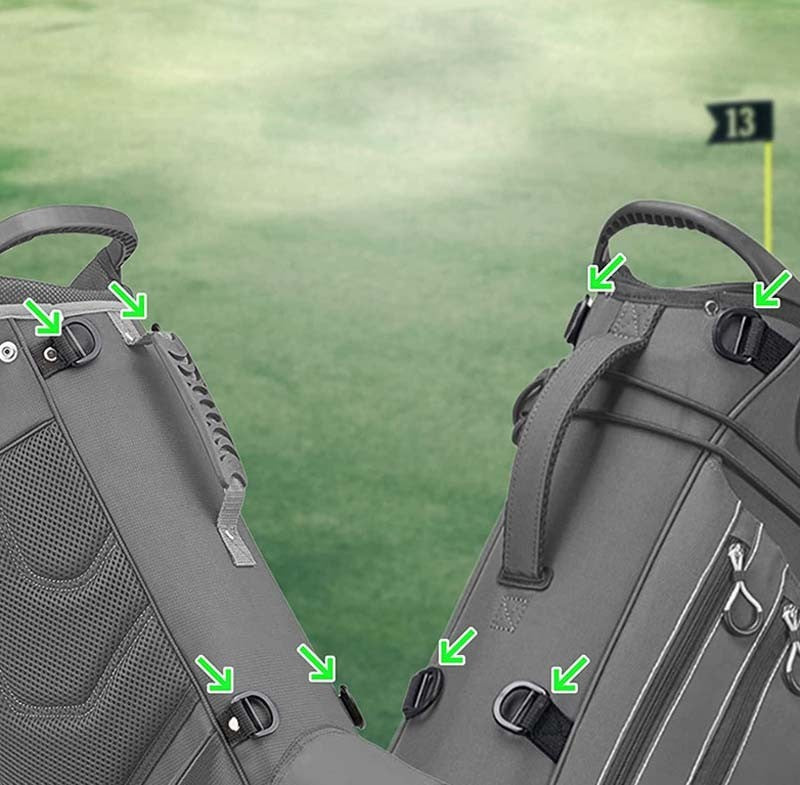 Golf Bag Double Shoulder Strap Padded Golf Carrying Bag Strap Golf Bag Strap
