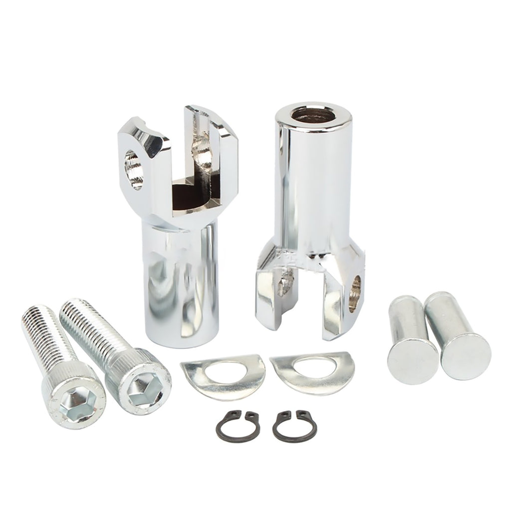39mm Chrome Foot Peg Support Mounts Clevis Part For Harley Davidson Softail
