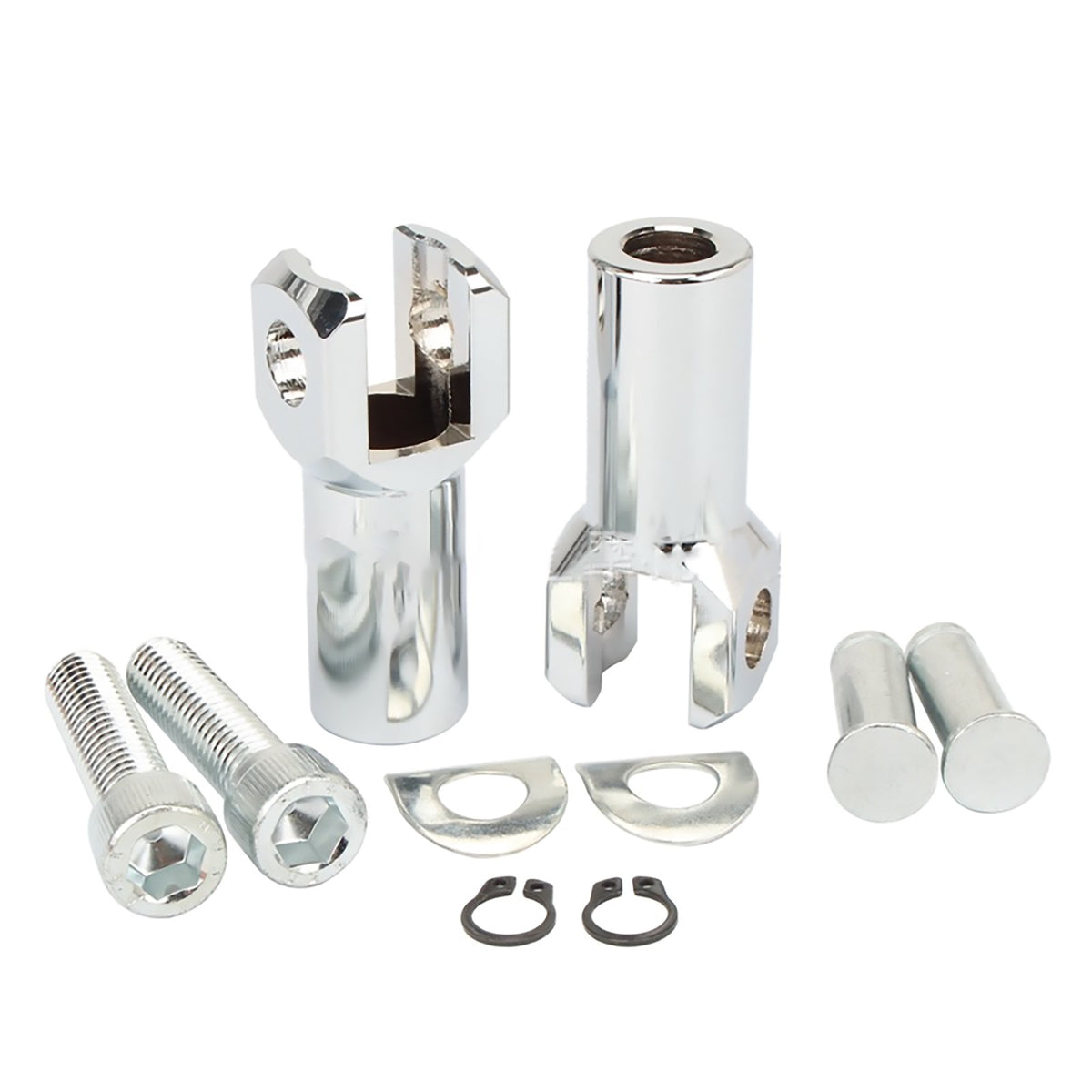 39mm Chrome Foot Peg Support Mounts Clevis Part For Harley Davidson Softail