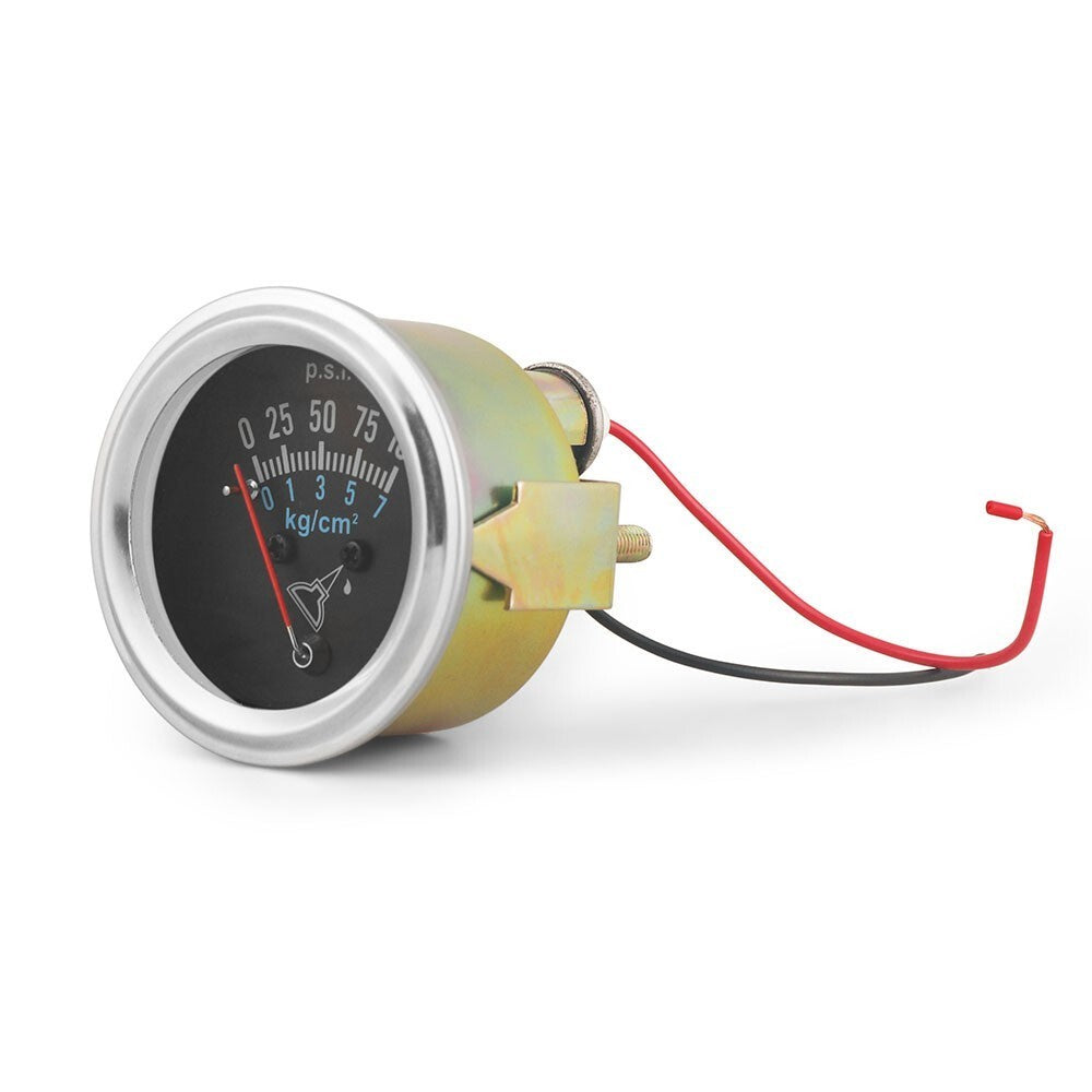 2''52mm Universal 12v Mechanical 0-7 kg/cm²,0-100 PSI Oil Pressure Gauge Kit