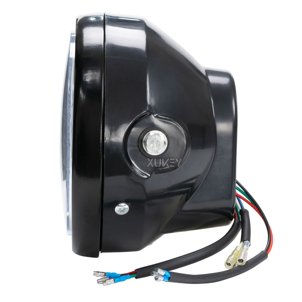7 Inch 12V Motorcycle Headlight Hi Lo Beam With Turn Signal Light Indicator Lamp