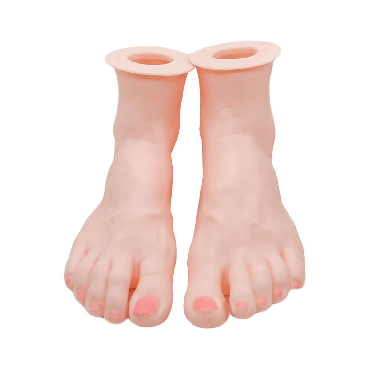 Silicone Foot Model, Female Mannequin Feet Display Manicure Tool Ankle Bracelet