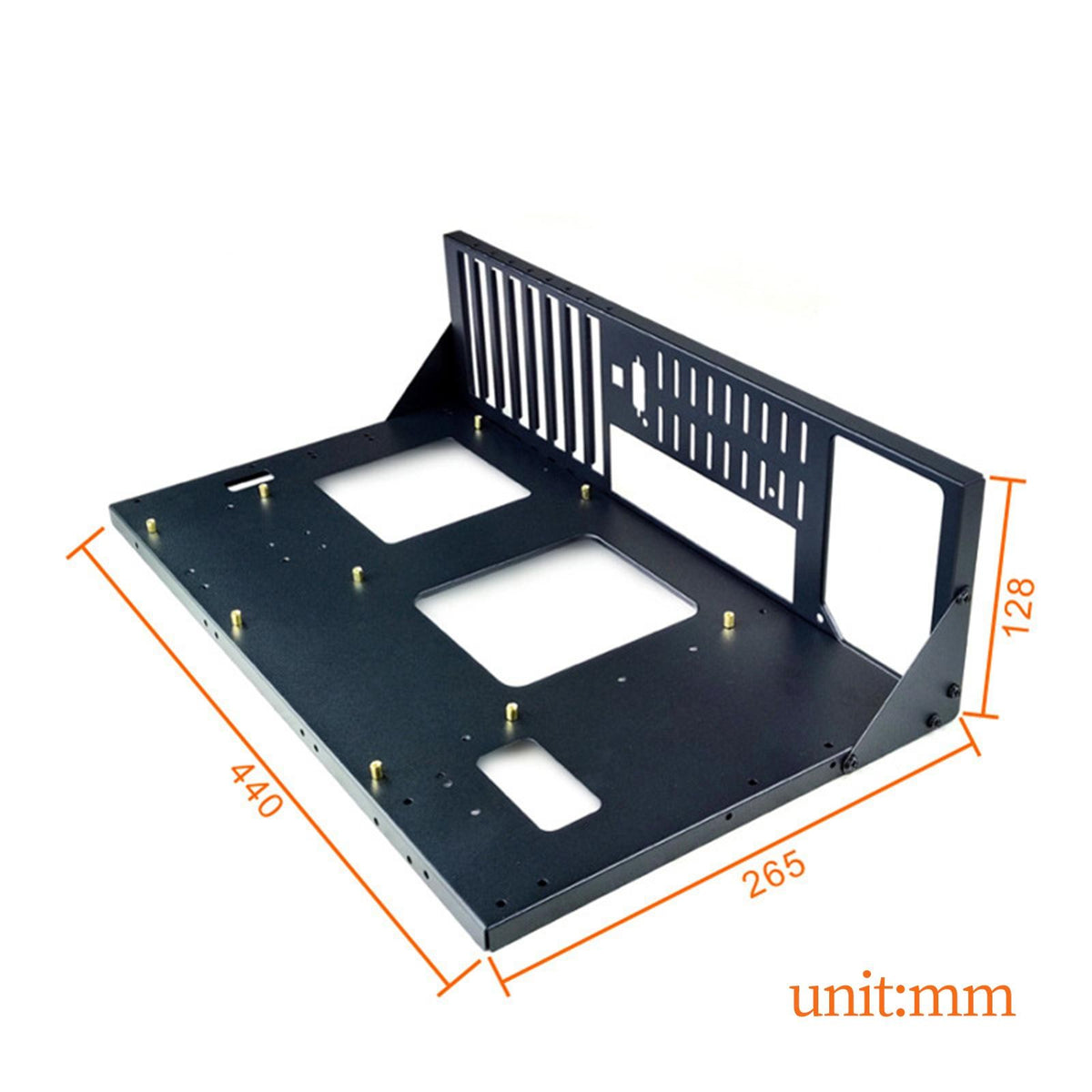 Computer Chassis Frame Spare Easy to Use Fitments Stable Open Air Case Frame