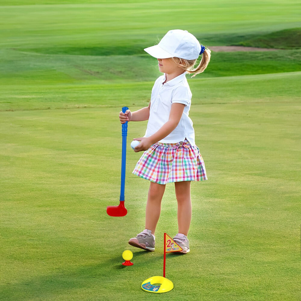 Sweat Suit Kids Golf Clubs 3-5 Toddler Sports Set Parent-child